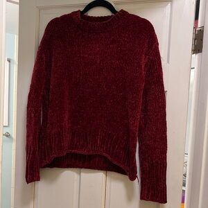 Aeropostale Burgundy Crew Neck Sweater